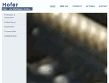 Tablet Screenshot of eisen-hofer.at